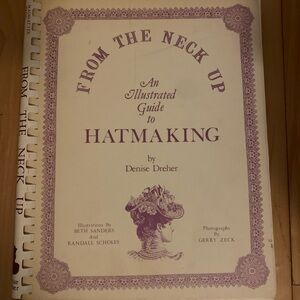 From the Neck Up: An Illustrated Guide to Hatmaking